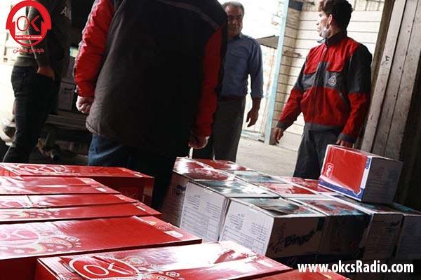 تامین بسته های غذایی میان وعده برای قهرمانان مبارزه با کرونا