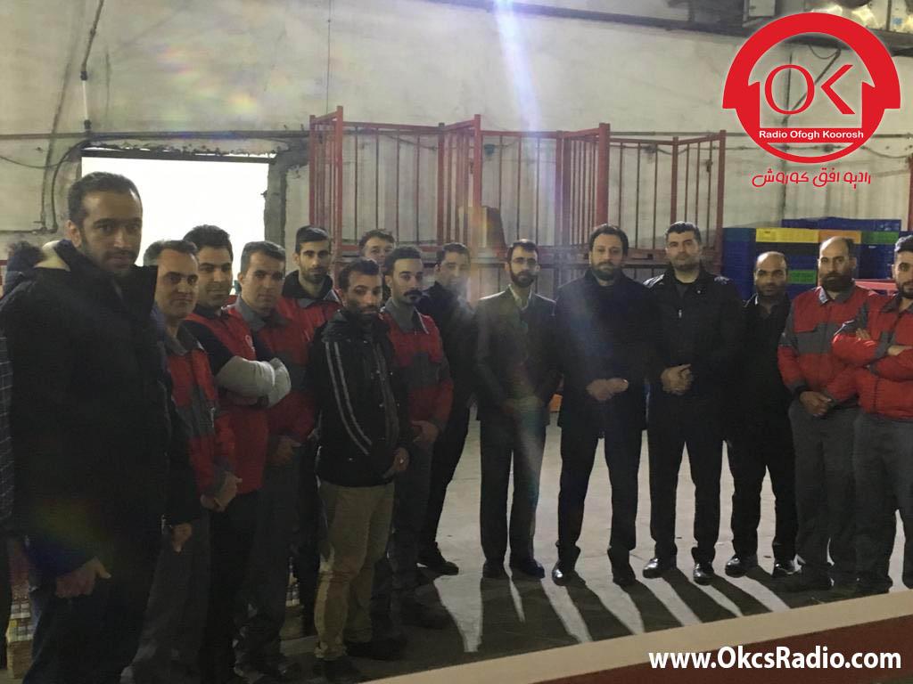 بازدید معاونت منطقه 7از انبار سرد منطقه به مناسبت جشن شش سالگی افق کوروش