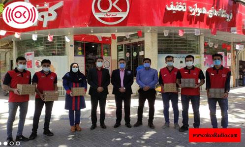 اهدای جوایز وقدردانی از پرسنل فروشگاه افق کوروش ، شعبه ژاله بجنورد