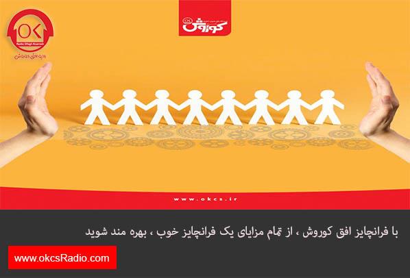 با فرانچایز افق کوروش ، از تمام مزایای یک فرانچایز خوب ، بهره مند شوید .