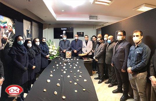 گزارش تصویری از مراسم یادبود استاد فضلی بنیانگذار محترم گروه صنعتی گلرنگ در ستاد مرکزی مناطق افق کوروش 