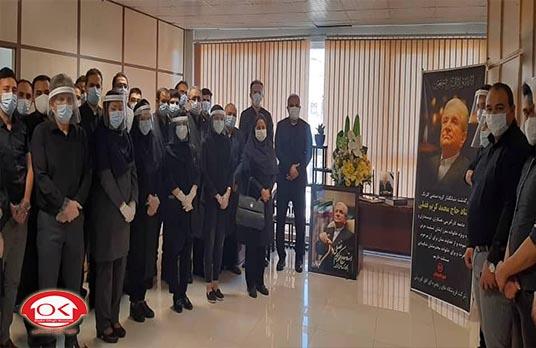 گزارش تصویری از مراسم یادبود استاد فضلی بنیانگذار محترم گروه صنعتی گلرنگ در ستاد مرکزی مناطق افق کوروش