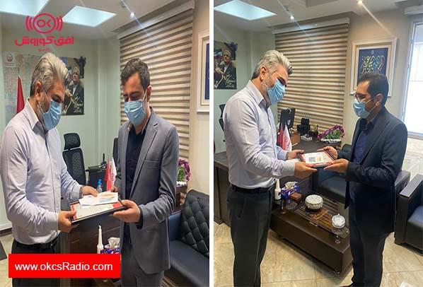  تقدیر مهندس جوام معاونت منطقه یک افق کوروش از همکاران